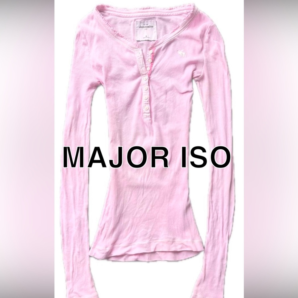 do NOT purchase! this is an ISO post for hollister/abercrombie babydoll tops :)